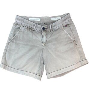 Pilcro & The Letterpress Women's Hyphen Beige Khaki Casual Shorts Size 25